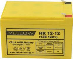 АКБ YELLOW HR 12-12 для ИБП