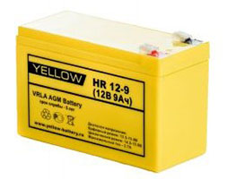 АКБ YELLOW HR 12-9 для ИБП