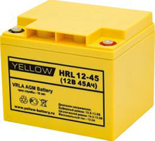 АКБ YELLOW HR 12-45 для ИБП
