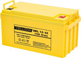 АКБ YELLOW HRL 12-65 для ИБП