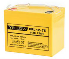 АКБ YELLOW HRL 12-75 для ИБП
